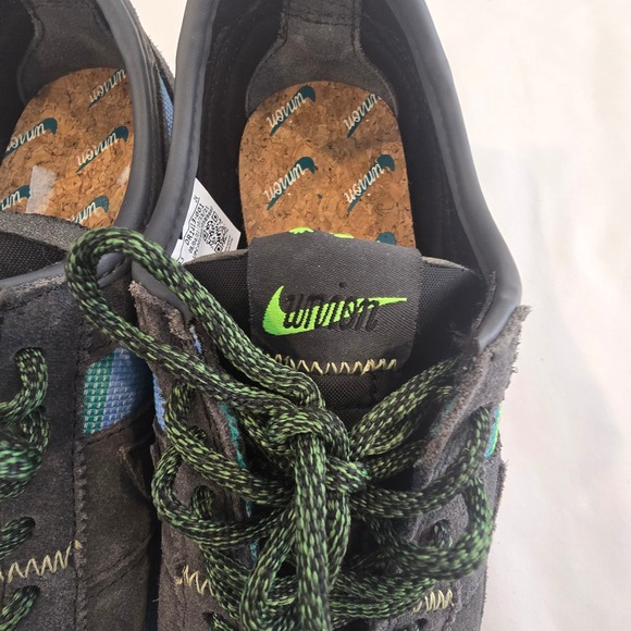 🆕️ NWOT - Nike Union LA Cortez SP Off Noir Blue Green Suede Sneakers Women's 7 - Picture 11 of 16